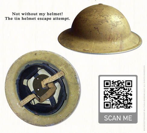 WW2 helmet pow escape story
