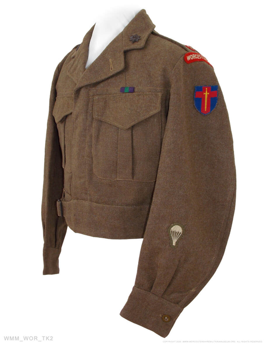 Worcestershire Regiment Officer's Battledress jacket..