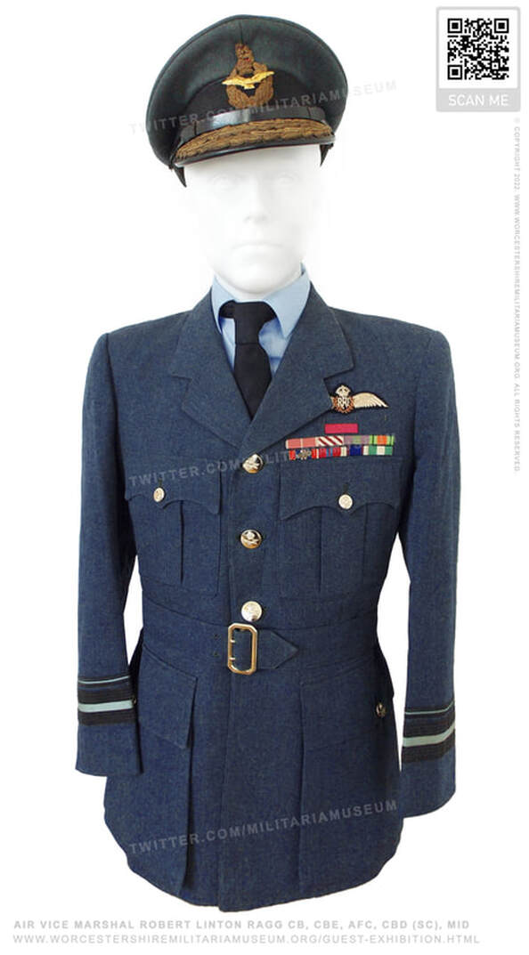 Air Vice Marshal Robert Linton Ragg. 1953 Air Vice Marshal's uniform