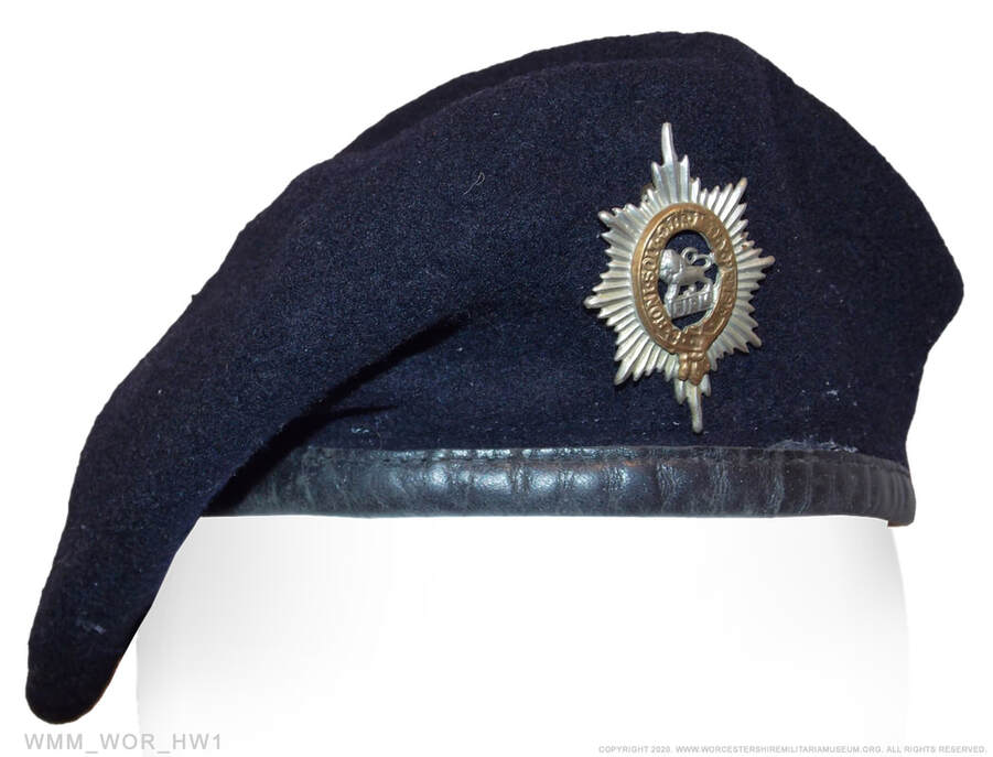 Worcestershire Regiment national service beret 