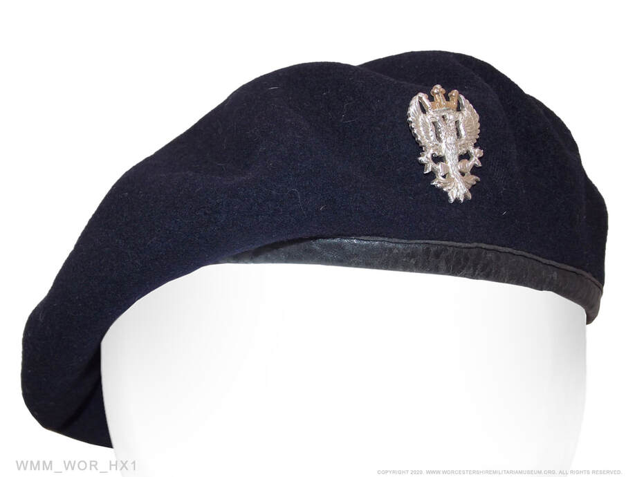 Worcestershire Regiment blue beret 1950