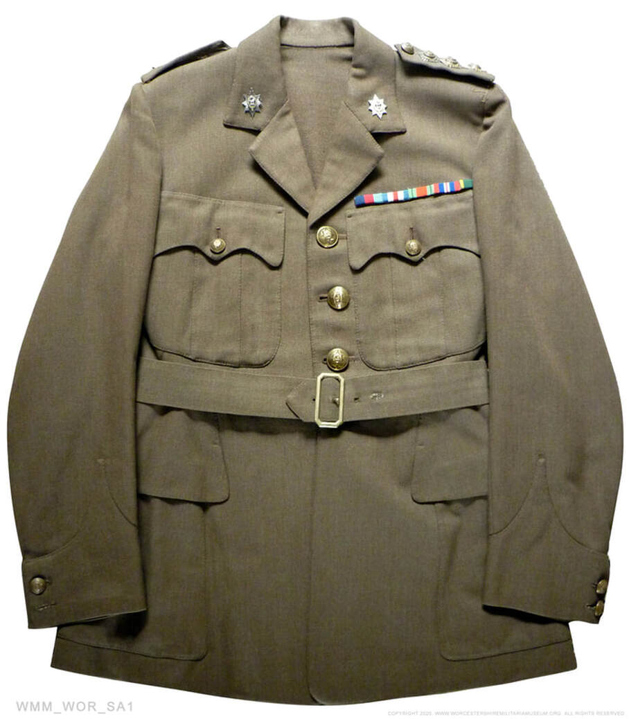 Worc Regiment officer jacket WW2