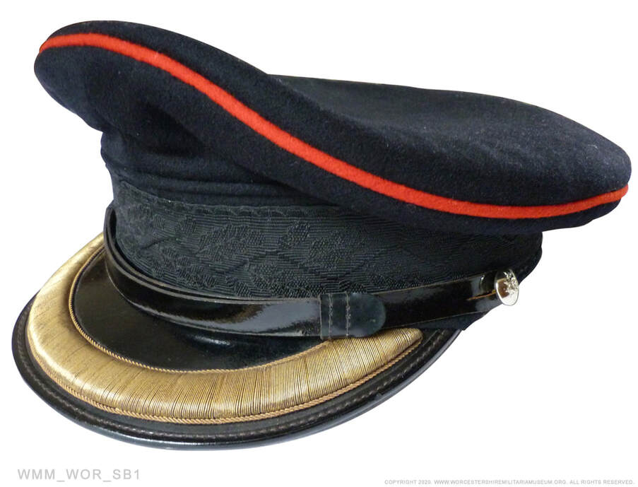 1960s sixties worcetsershire worcester regiment forage cap  dress hat