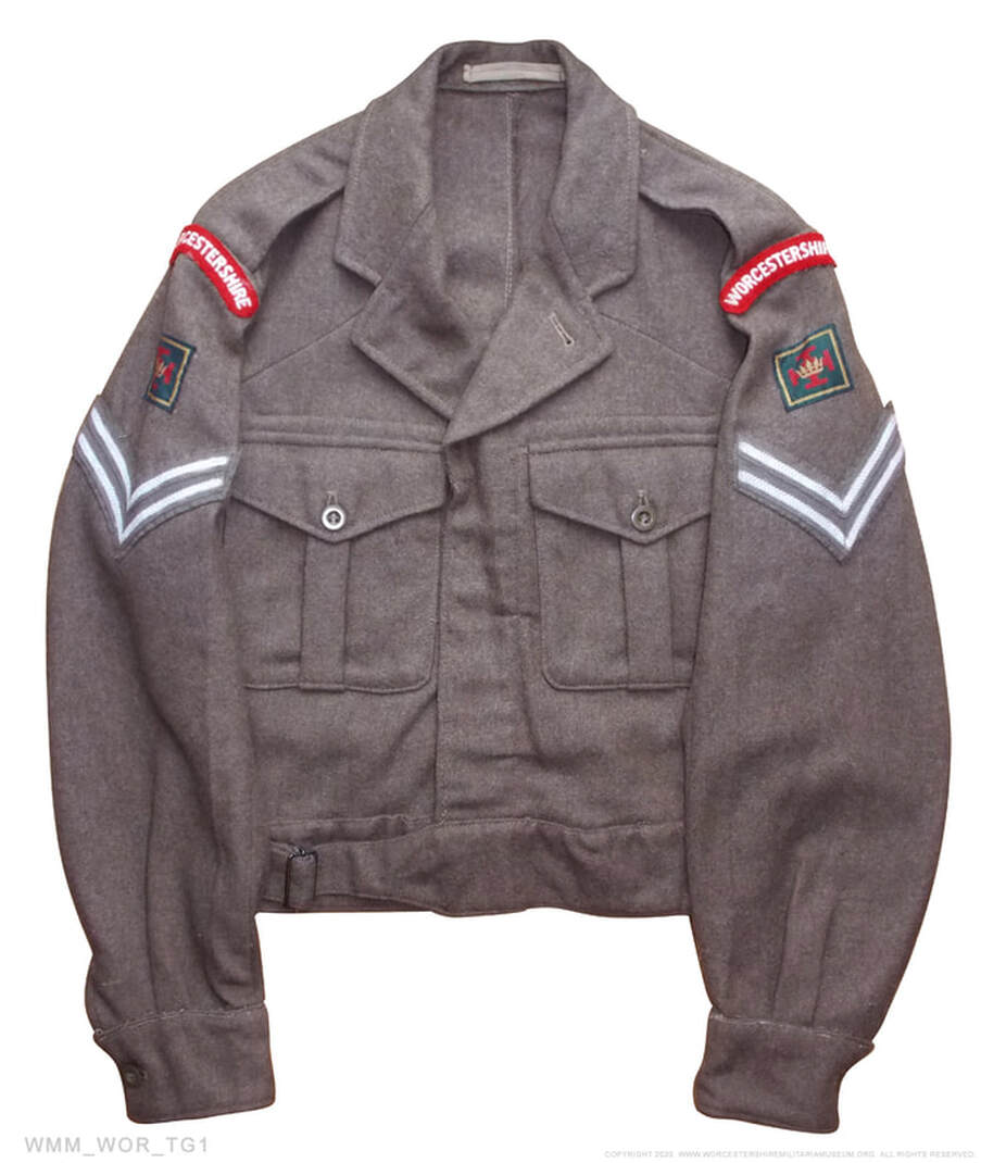 1950s Worcestershire Regiment NCO's Battle dress jacket.