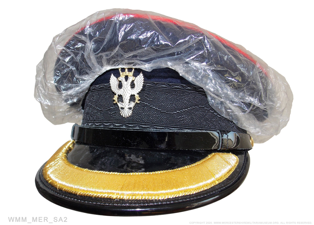 Mercian Regiment Major's peaked cap