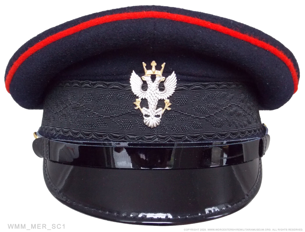 Mercian Regiment Officer's peak cap