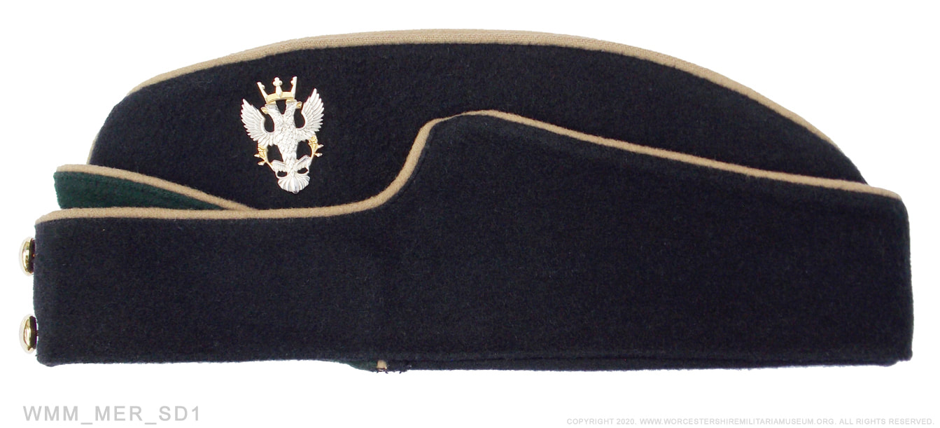 Mercian Regiment Officer's coloured side hat.