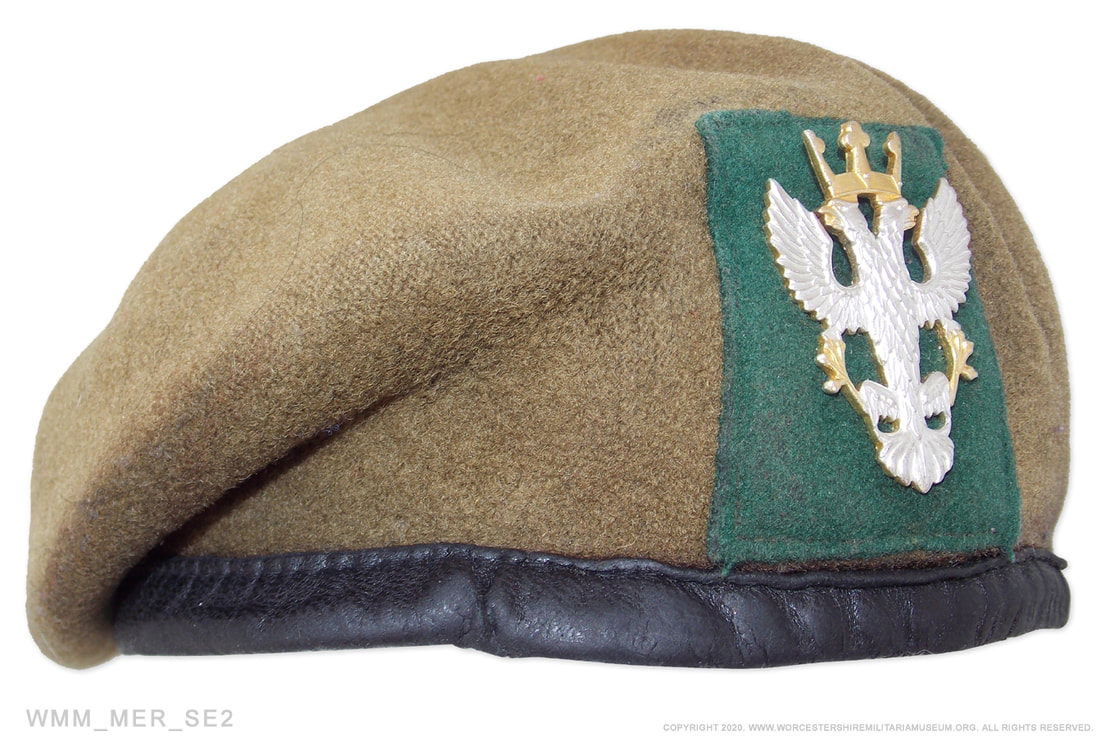 Post 1970 2000 WFR Worcestershire Foresters Regiment peak cap