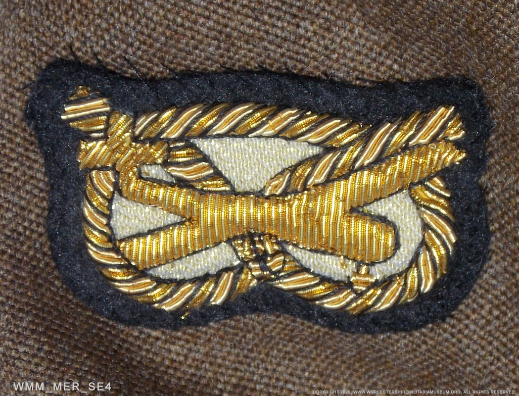 British Army Mercian Regiment Gilt Shoulder Titles 