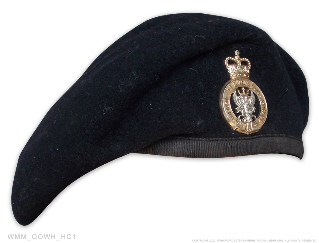 The Queens Own Mercian Yeomanry No.8 dress beret.