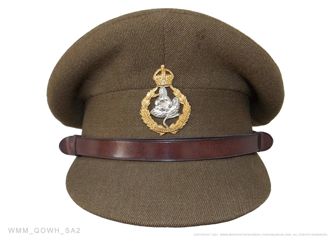 Worcestershire yeomanry visor peaked cap