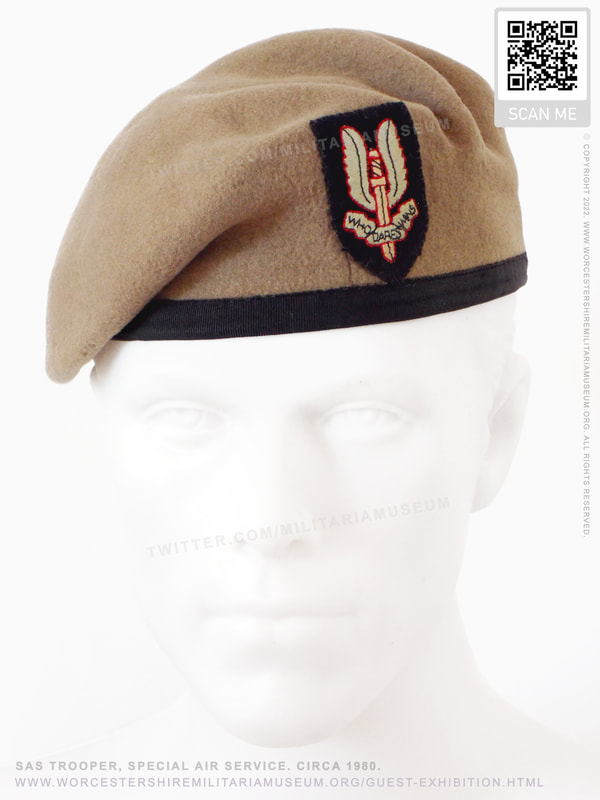 Original SAS beret. Iranian Embassy / Falklands War.