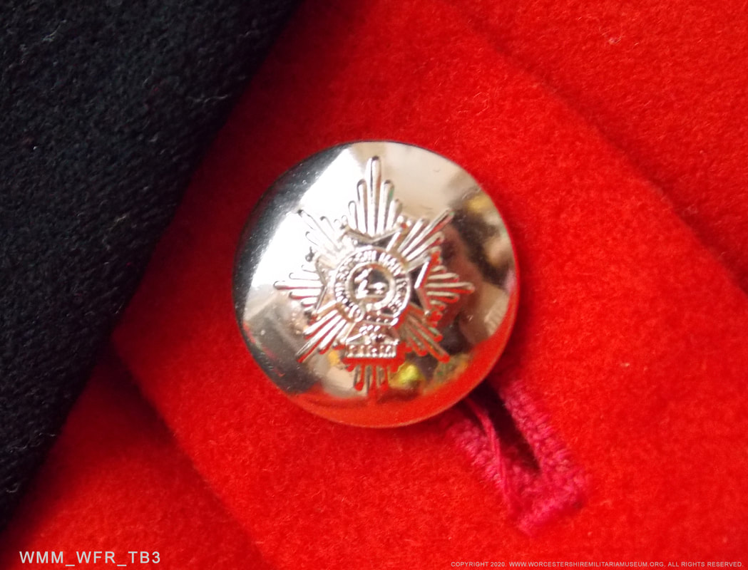 Worcester and Foresters Mess Dress button.