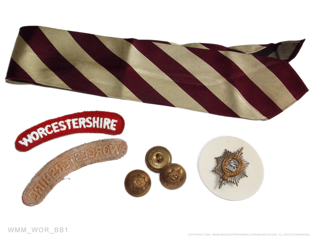 Officer Cadet Worcestershire Regiment. Ivorine.