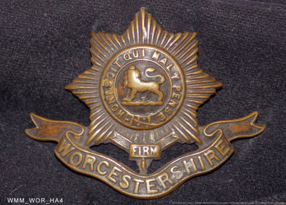 WW1 Worcestershire Regiment FS hat.