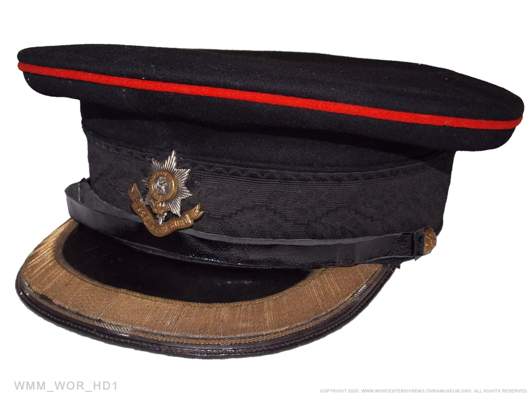 Worcestershire Regiment Dress cap Forage cap WW1 1923