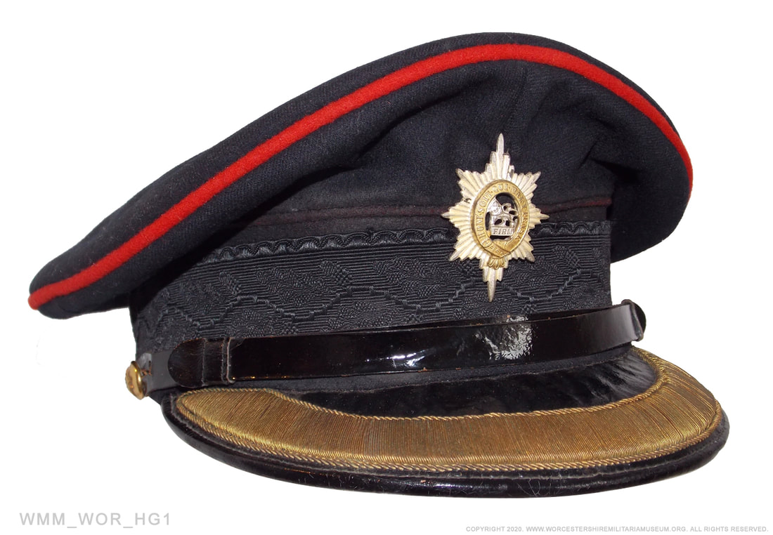 Second World War Worcestershire Regiment Field Officer's Forage cap hat