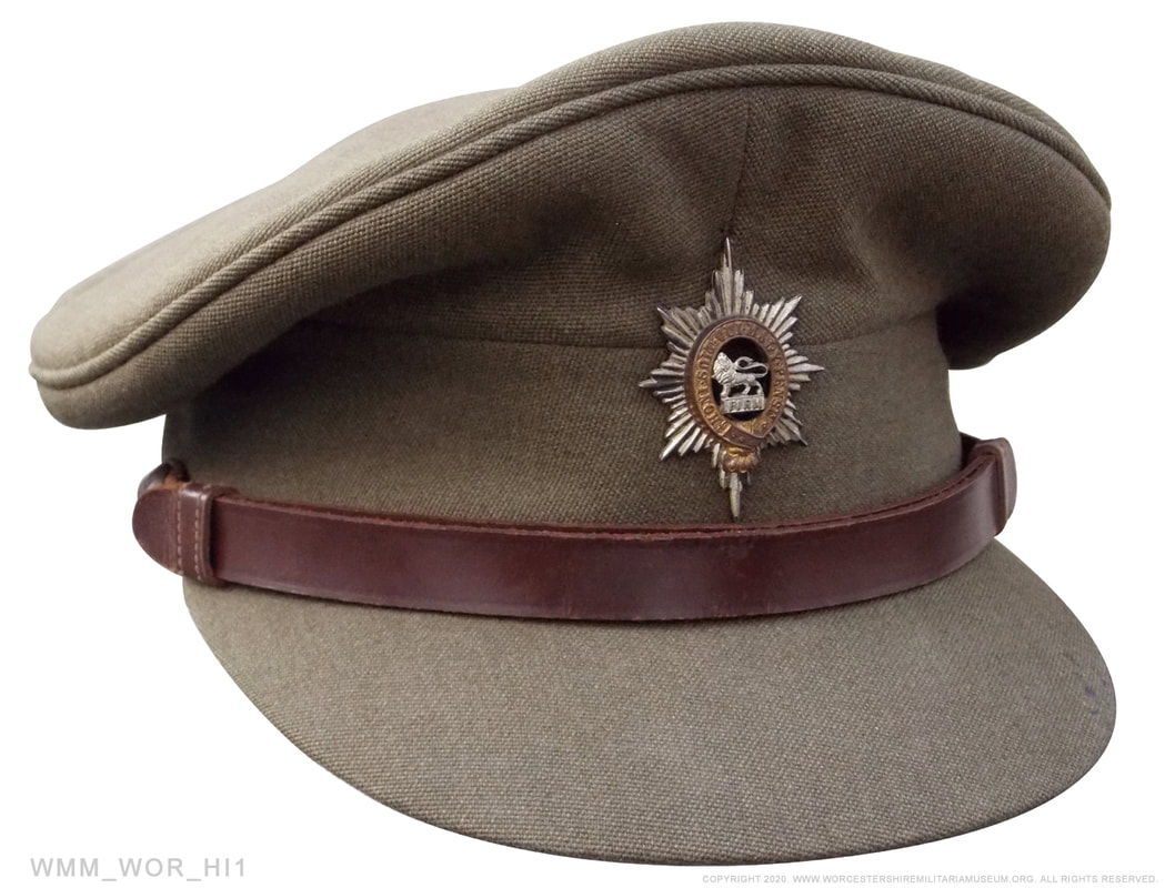 Worcester Regiment service peak cap