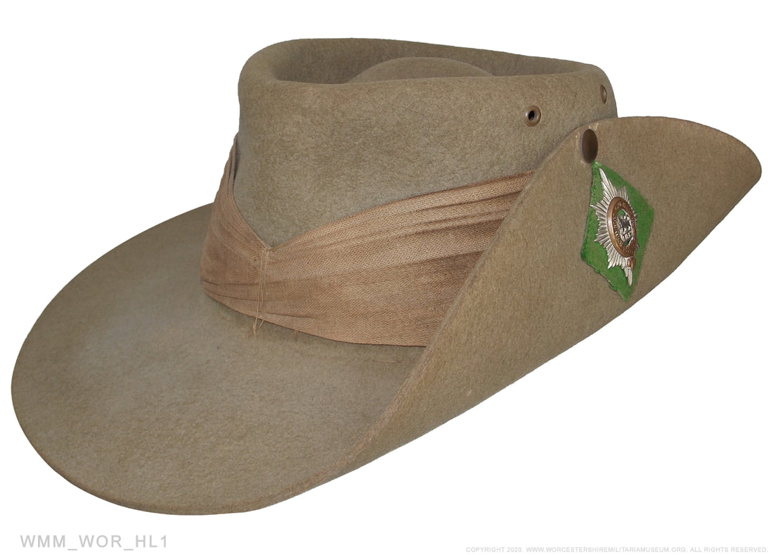 Worcestershire Regiment bush hat. WW2.