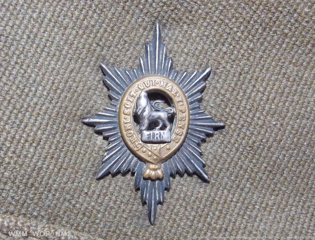 worcestershire regiment fs cap