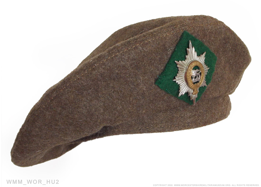 Post WWII British Army Worcester Regiment General Service Cap